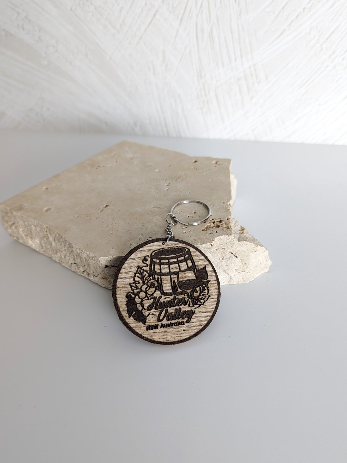 Hunter Valley Timber Keyring