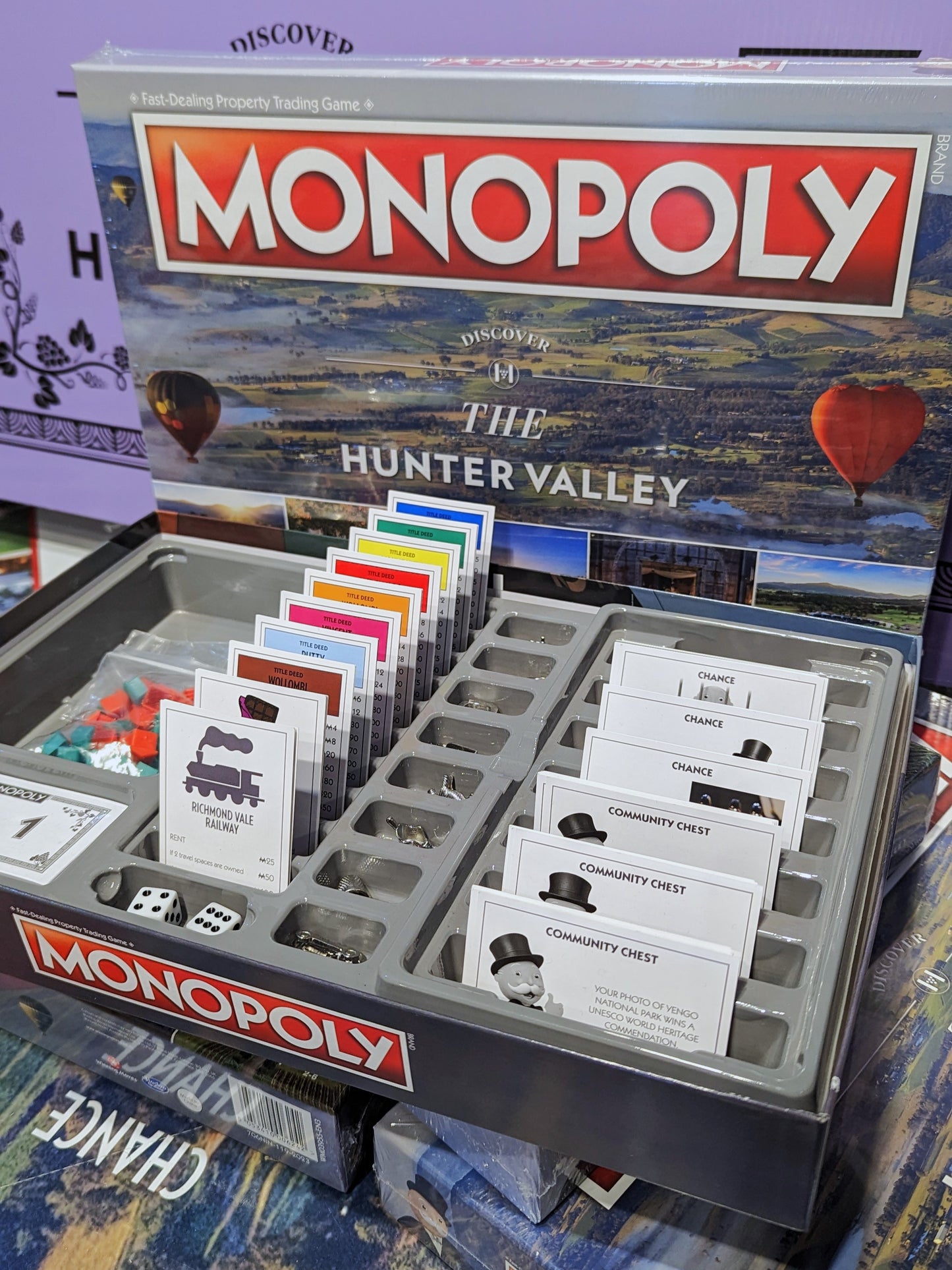 Hunter Valley Monopoly Board