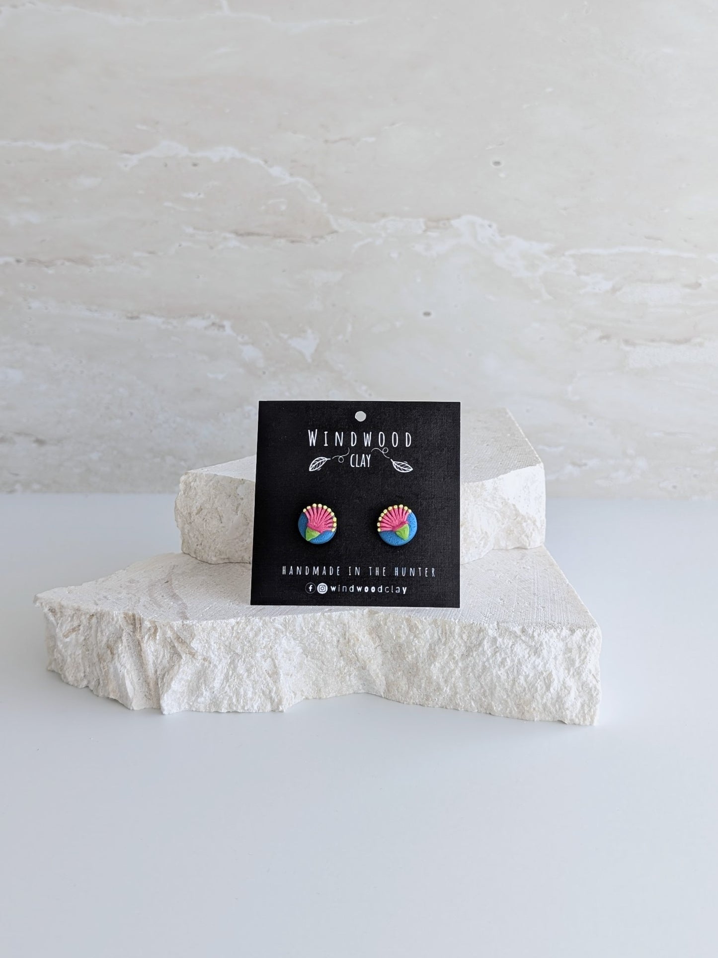 Clay Stud Earrings