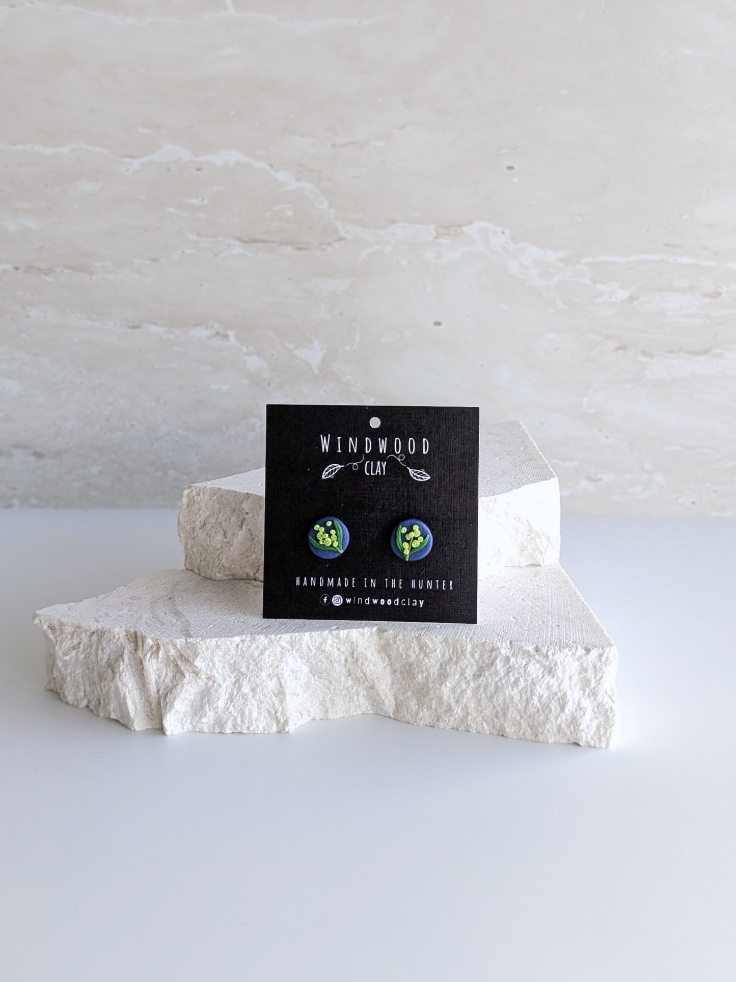 Clay Stud Earrings