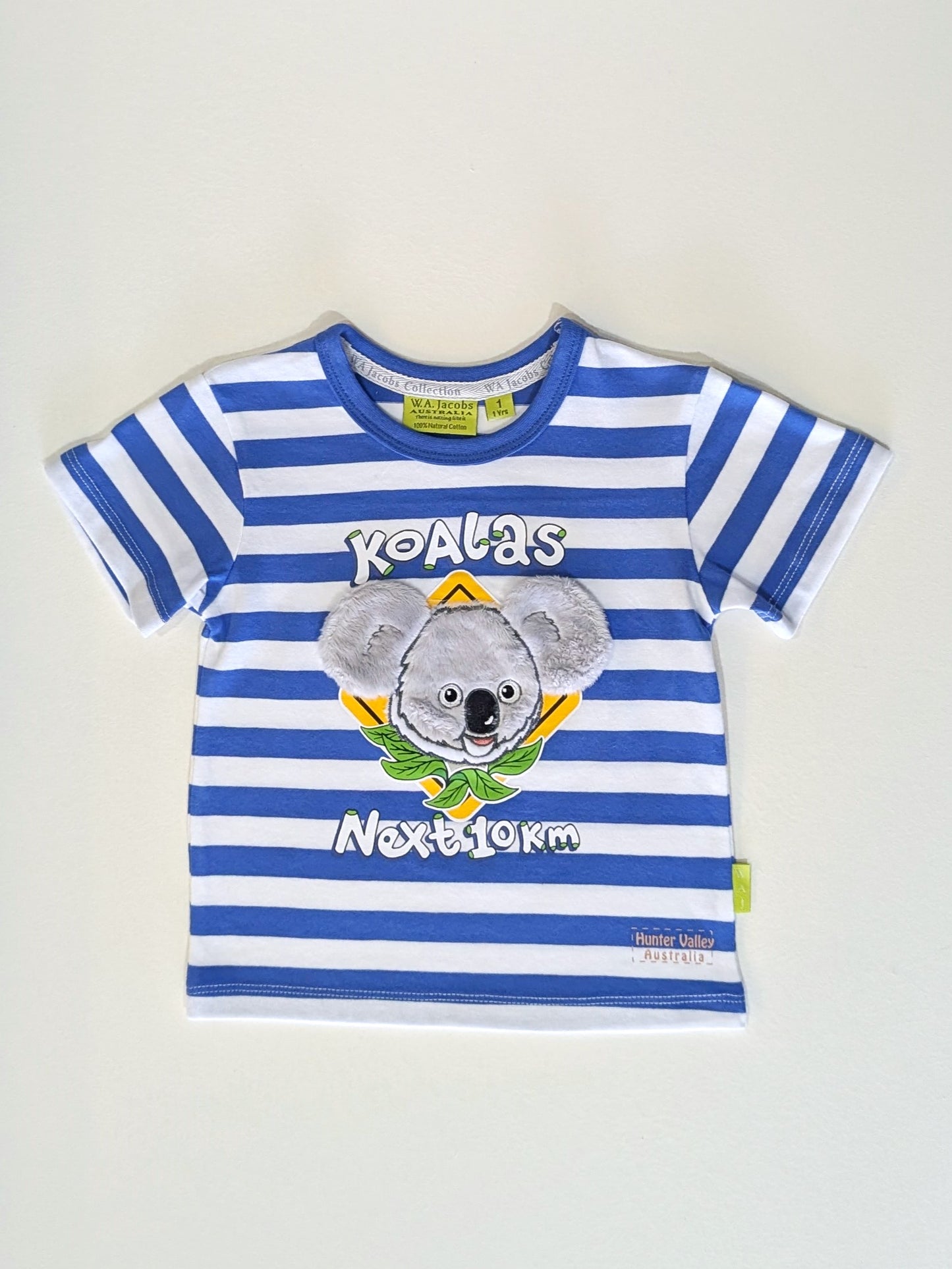 3D Koala Blue Road Sign T-Shirt