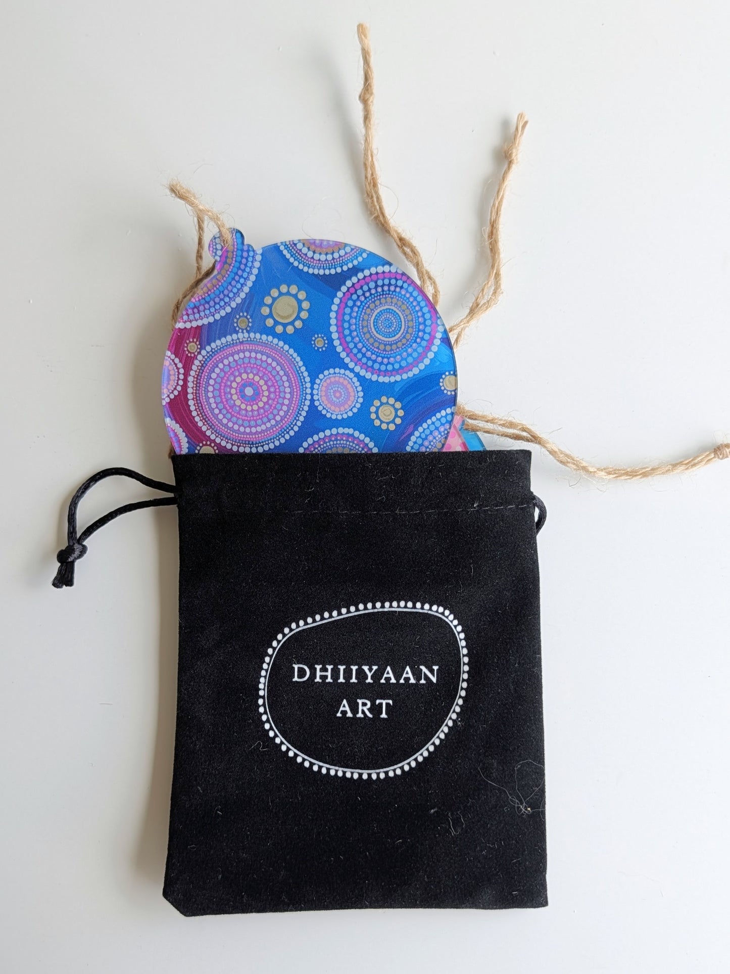 Dhiiyaan - Flat Printed Large Ornament (5-pack)