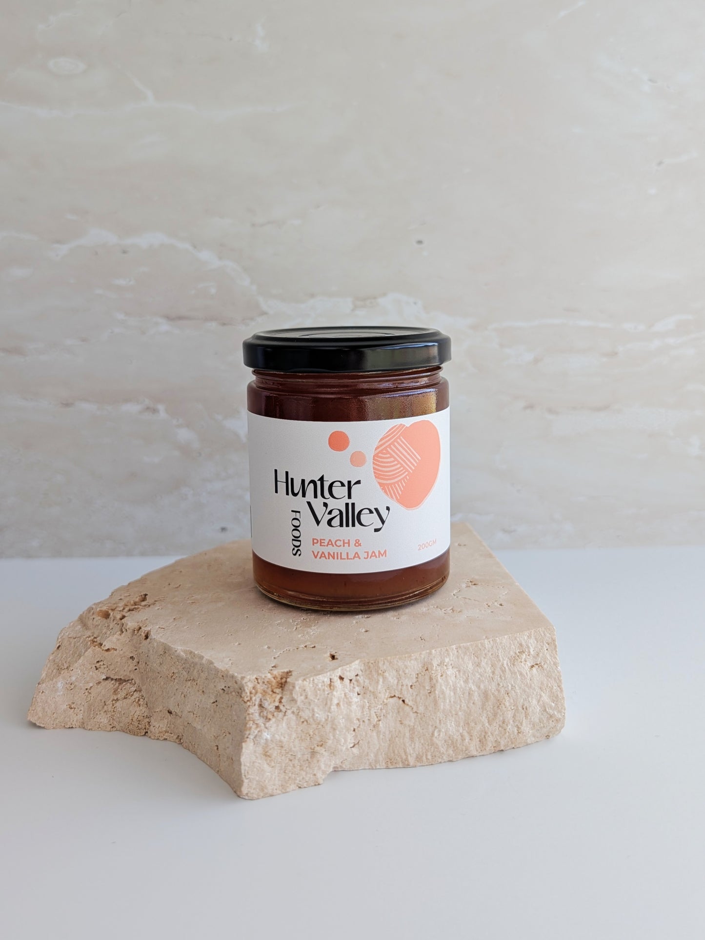 Peach & Vanilla Jam 200g