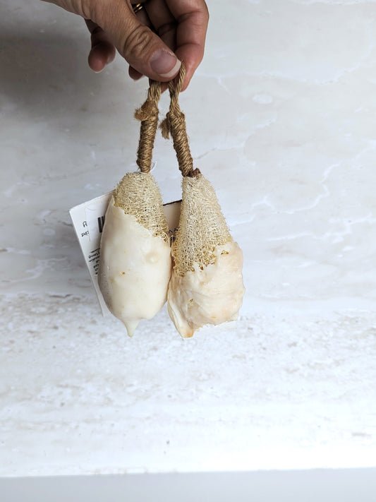 Hand dipped Luffa