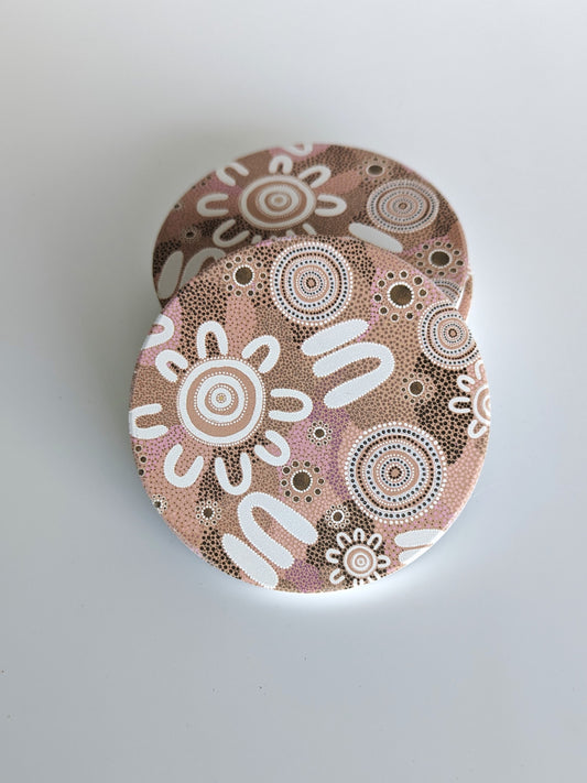Dhiiyaan - Ceramic Coaster (set of 4)