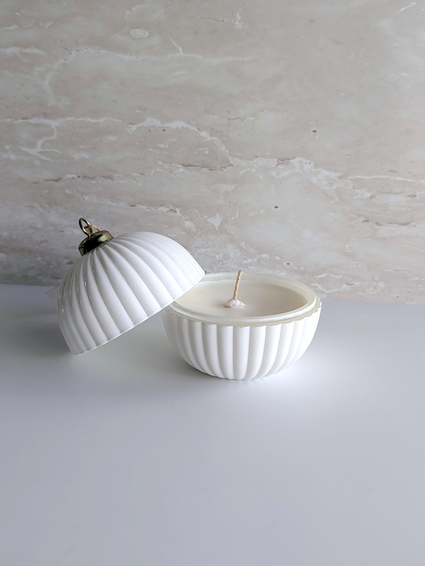 Large Christmas Bauble Candle