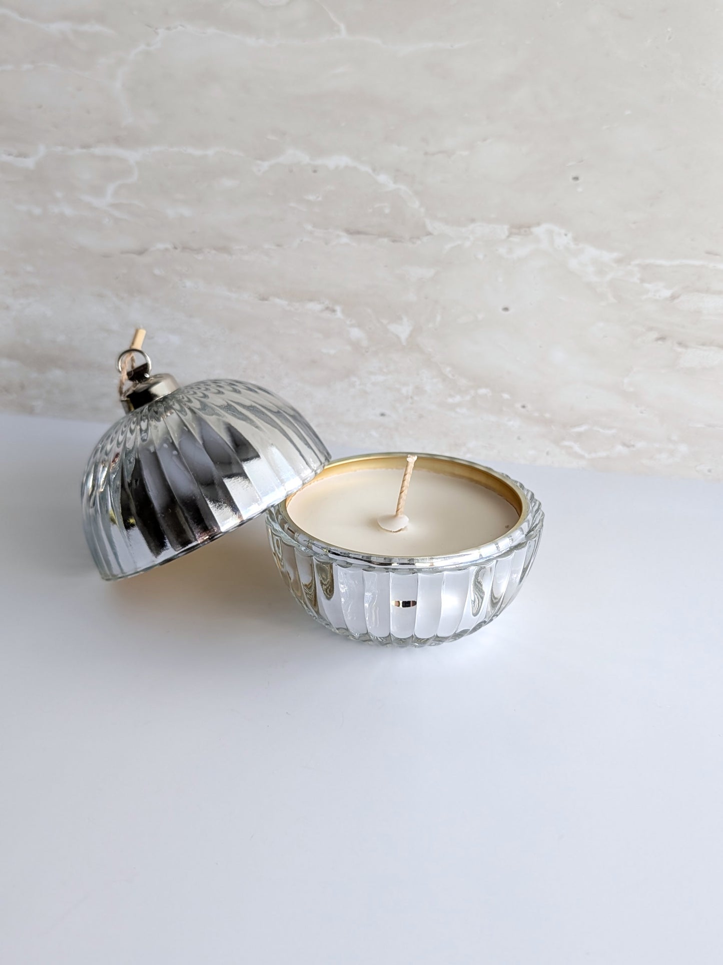 Large Christmas Bauble Candle