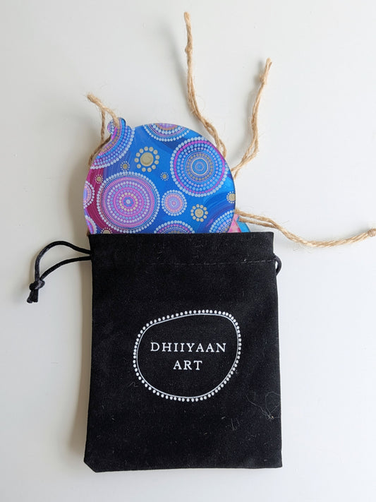 Dhiiyaan - Flat Printed Large Ornament (5-pack)