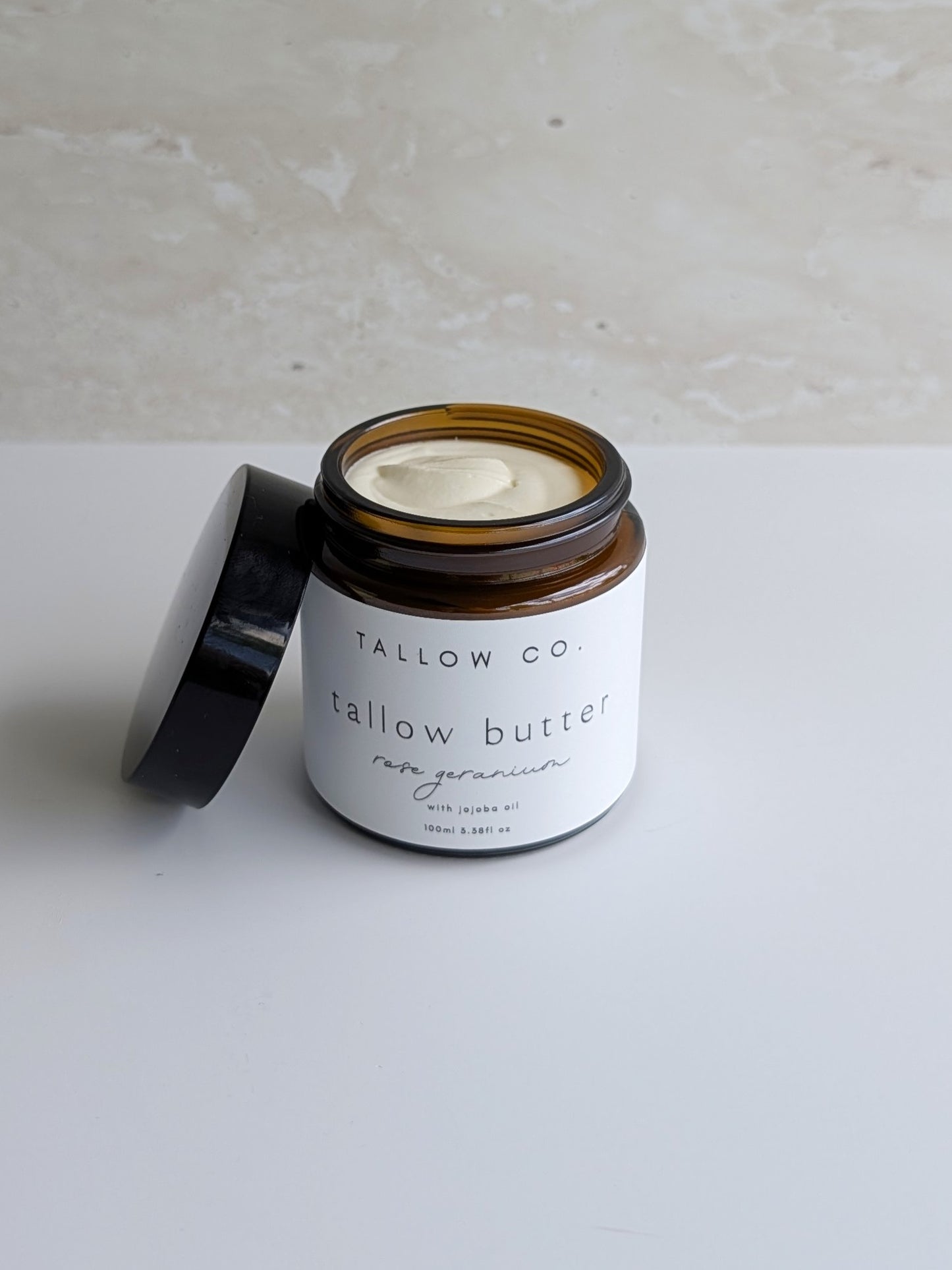 Tallow Butter - Rose Geranium with Jojoba oil 100ml