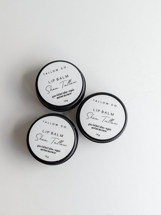 Natural Shea Tallow Lip Balm - 15g