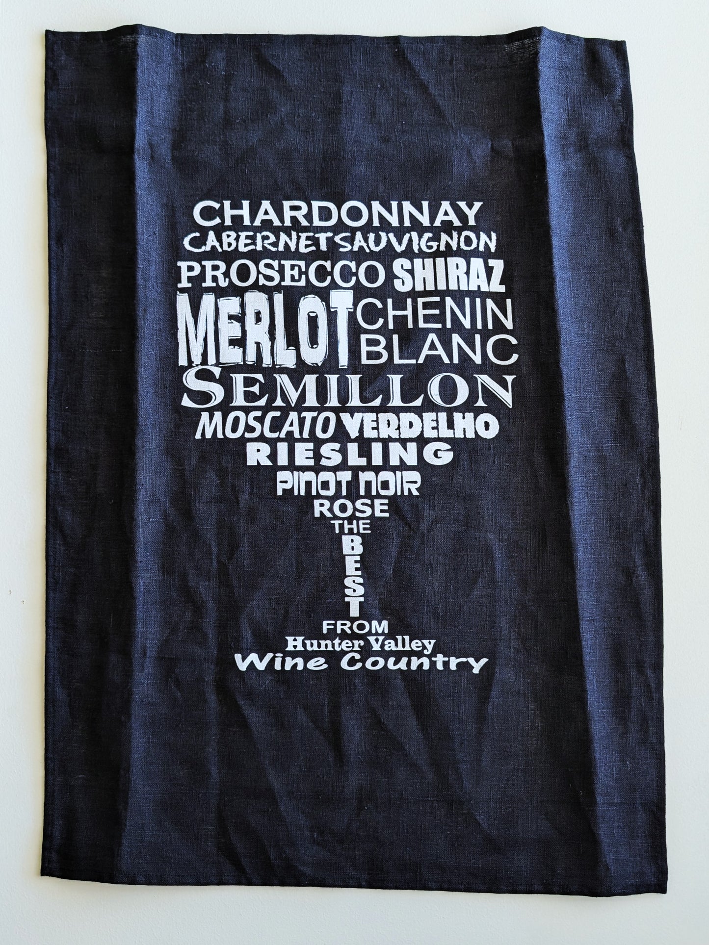 Handprinted Tea Towel