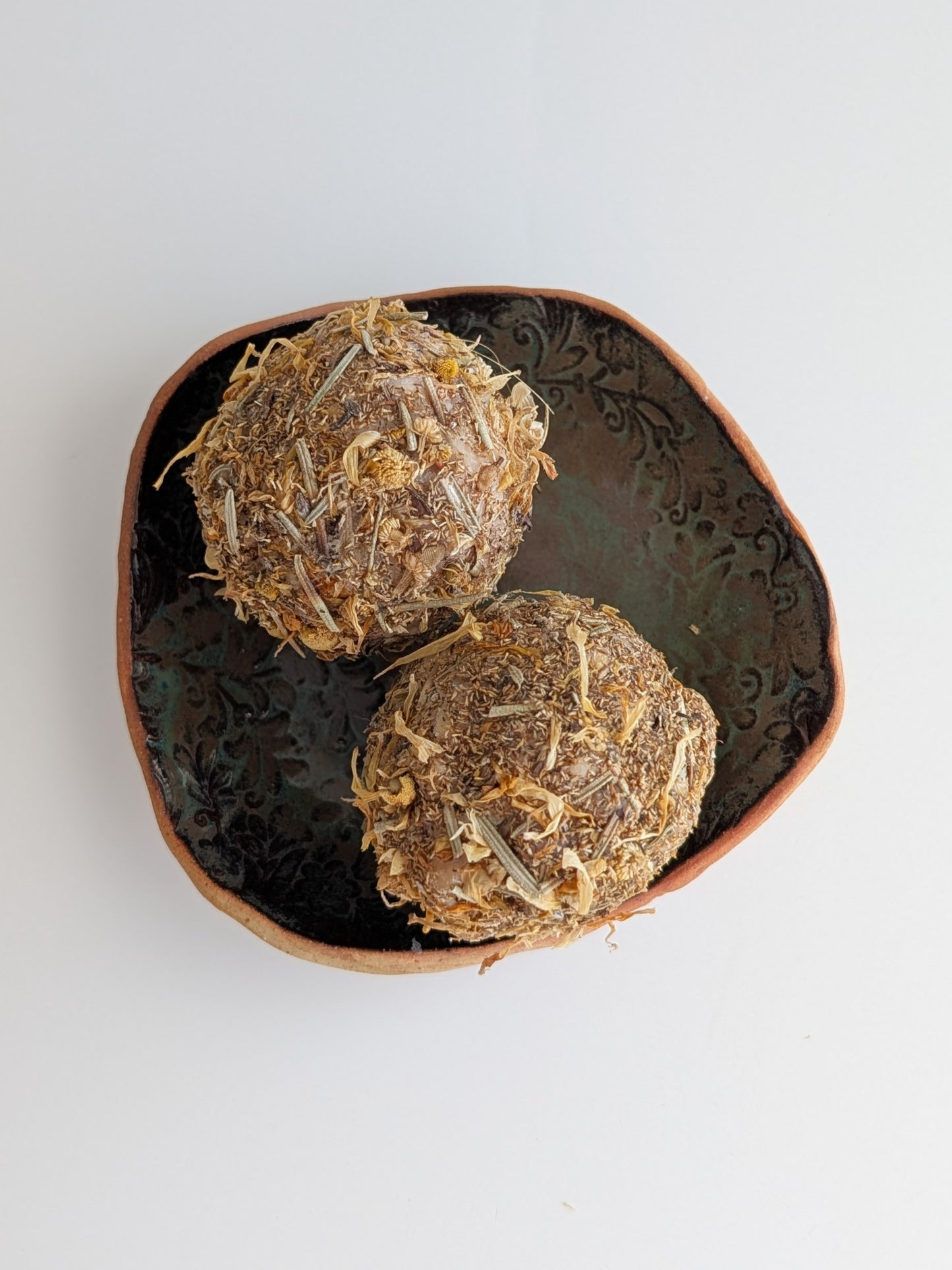 Herb Coated Soap Ball