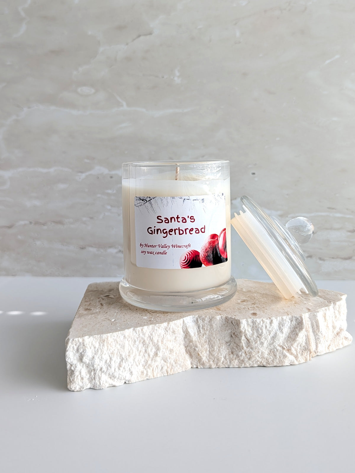 Santa's Gingerbread – Christmas Medium Candle